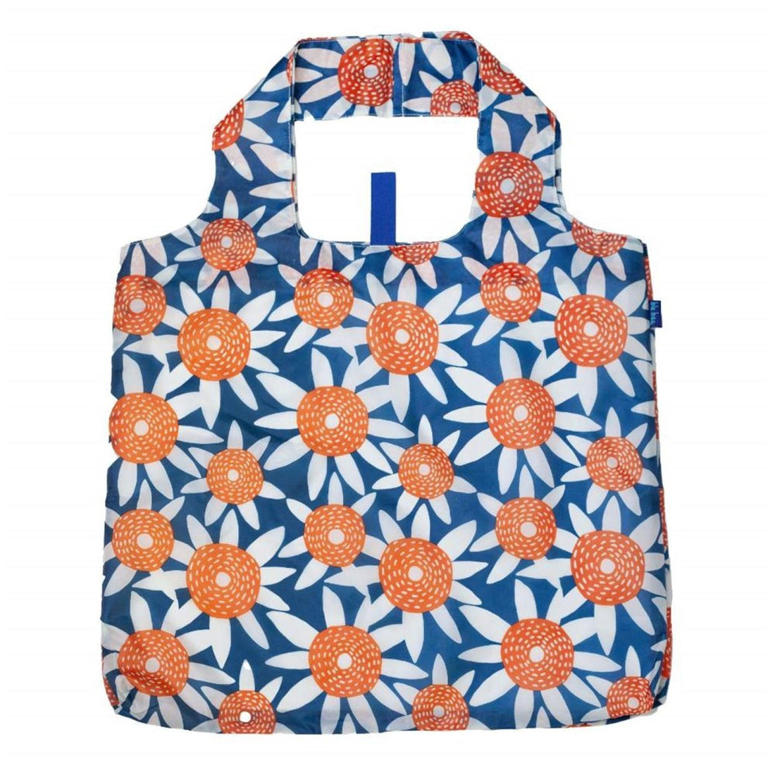 Straw Sunflowers Red Blue blu Reusable Shopping Bag - Machine washable Reusable Shopping Bag - rockflowerpaper