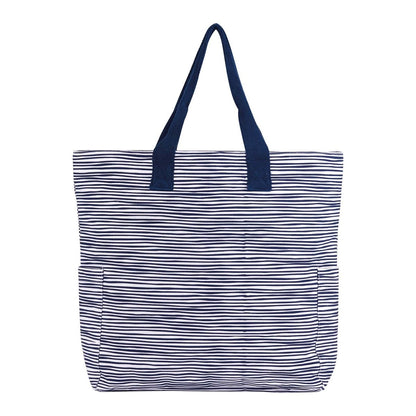 Suri Navy Carryall Tote - rockflowerpaper