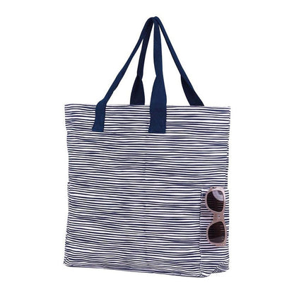 Suri Navy Carryall Tote - rockflowerpaper