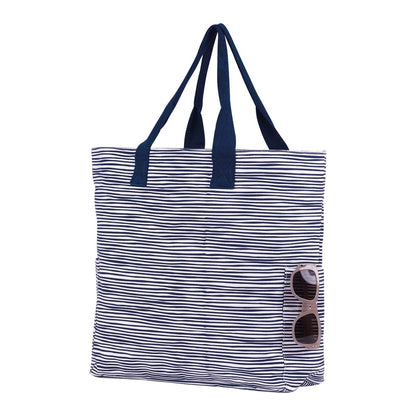 Suri Navy Carryall Tote - rockflowerpaper