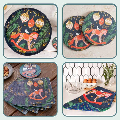 Holiday Horse Home Bundle Tray - rockflowerpaper