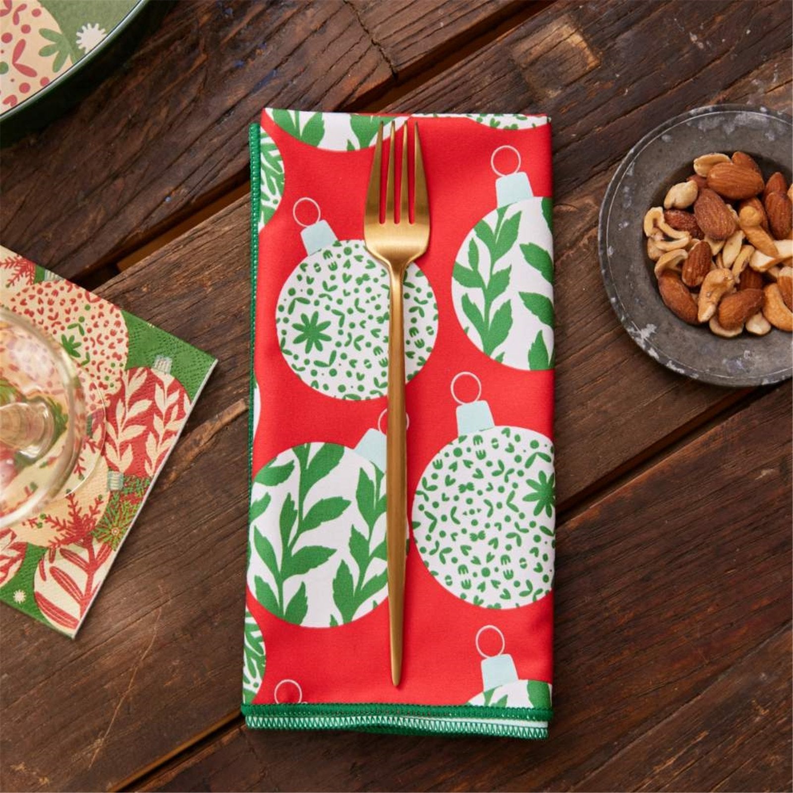 Scandi Ornaments Home Bundle Paper Cocktail Napkin - rockflowerpaper