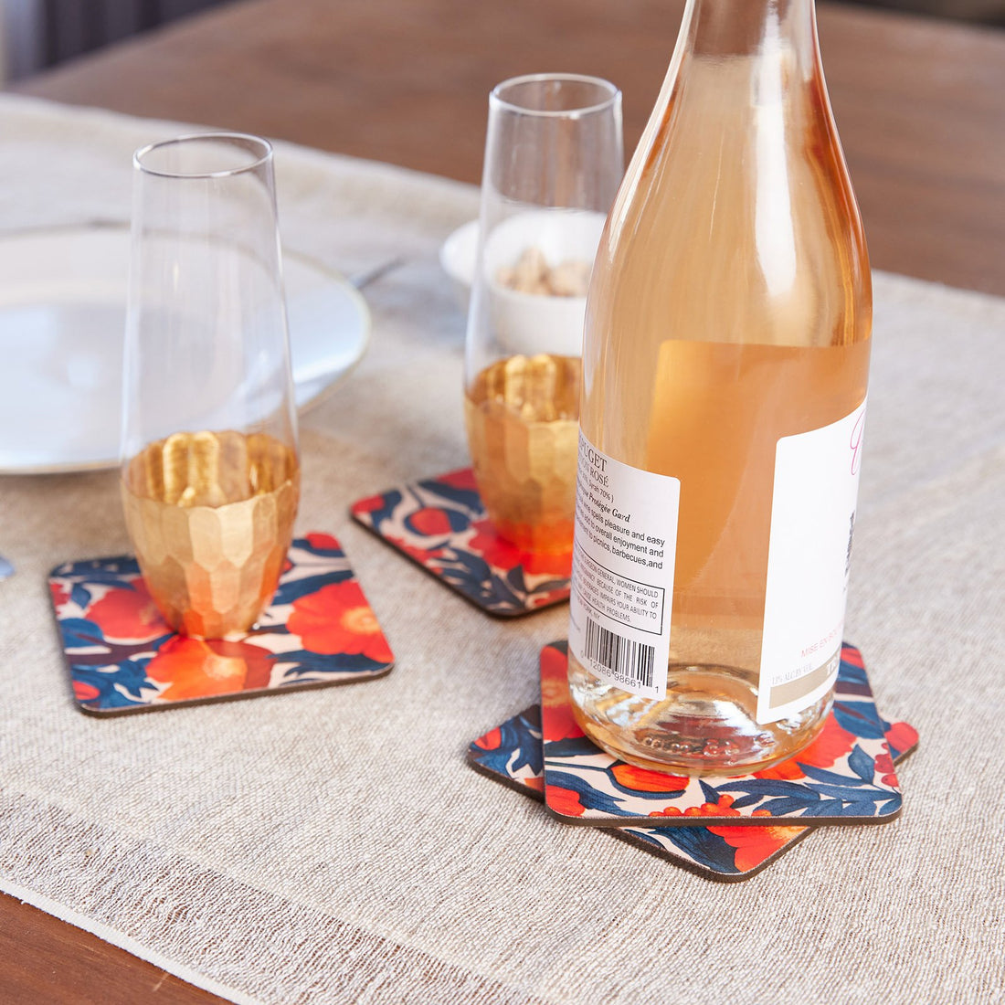 Icelandic Poppies Home Bundle Coaster - rockflowerpaper