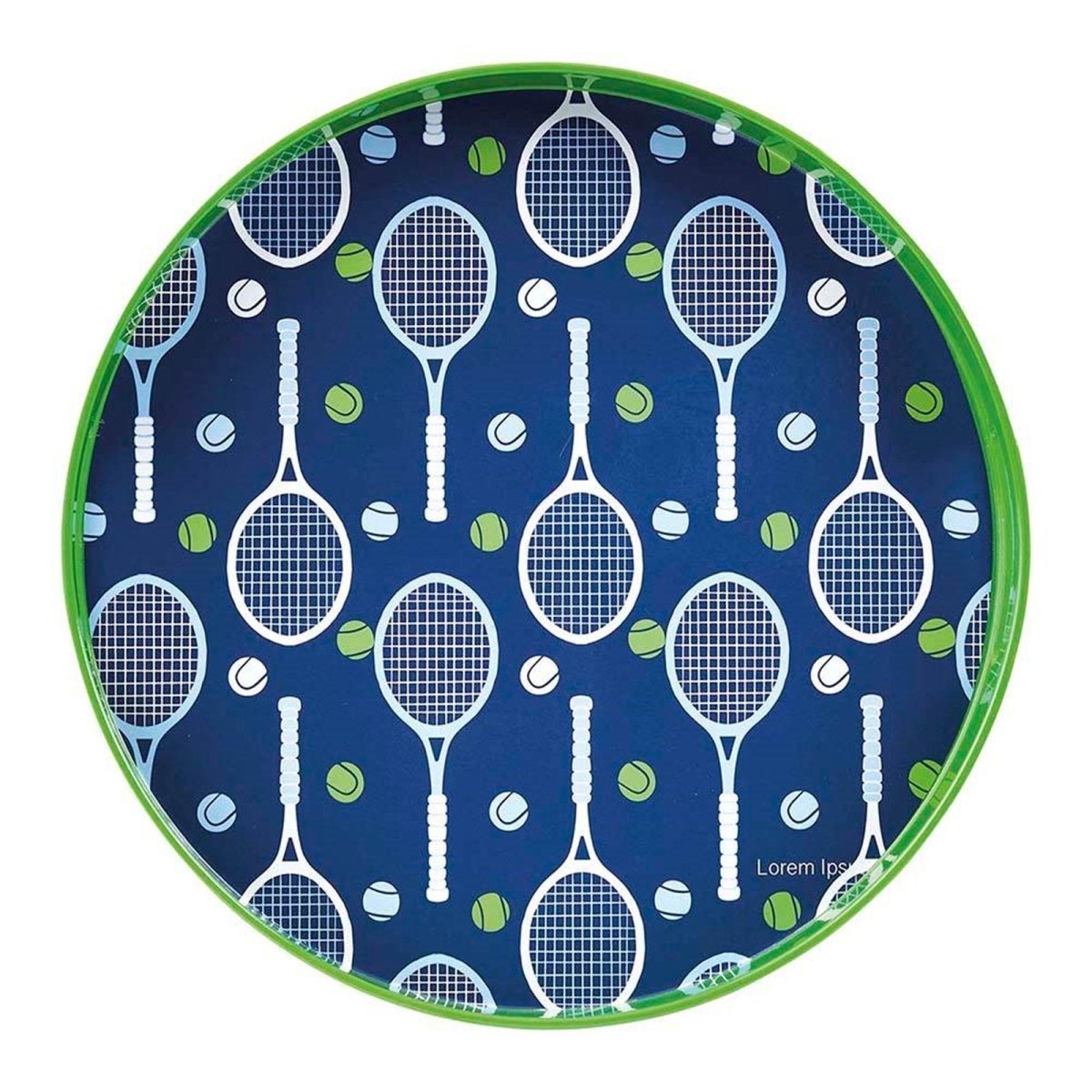 Tennis 15 Inch Round Tray Tray - rockflowerpaper