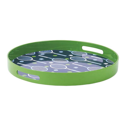 Tennis 15 Inch Round Tray Tray - rockflowerpaper