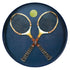 Tennis Anyone Round Lacquer Serving Tray Tray - Rockflowerpaper