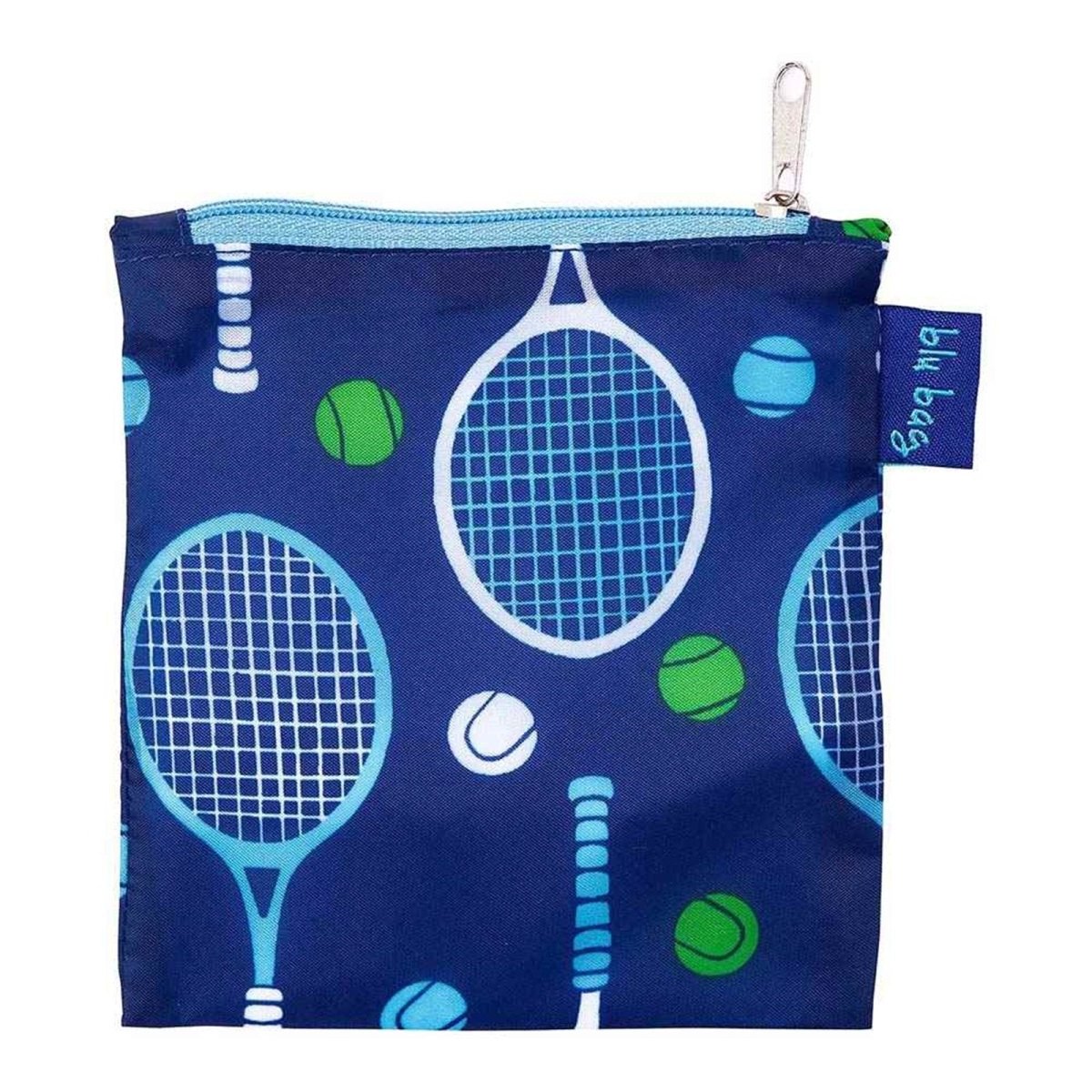 Tennis Navy blu Reusable Shopping Bag - Machine washable Reusable Shopping Bag - rockflowerpaper