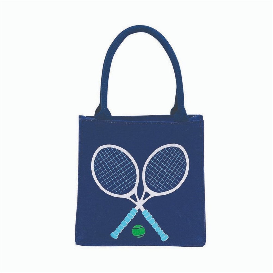 Tennis Navy Solo Reusable Itsy Bitsy Gift Bag Gift Bag - rockflowerpaper