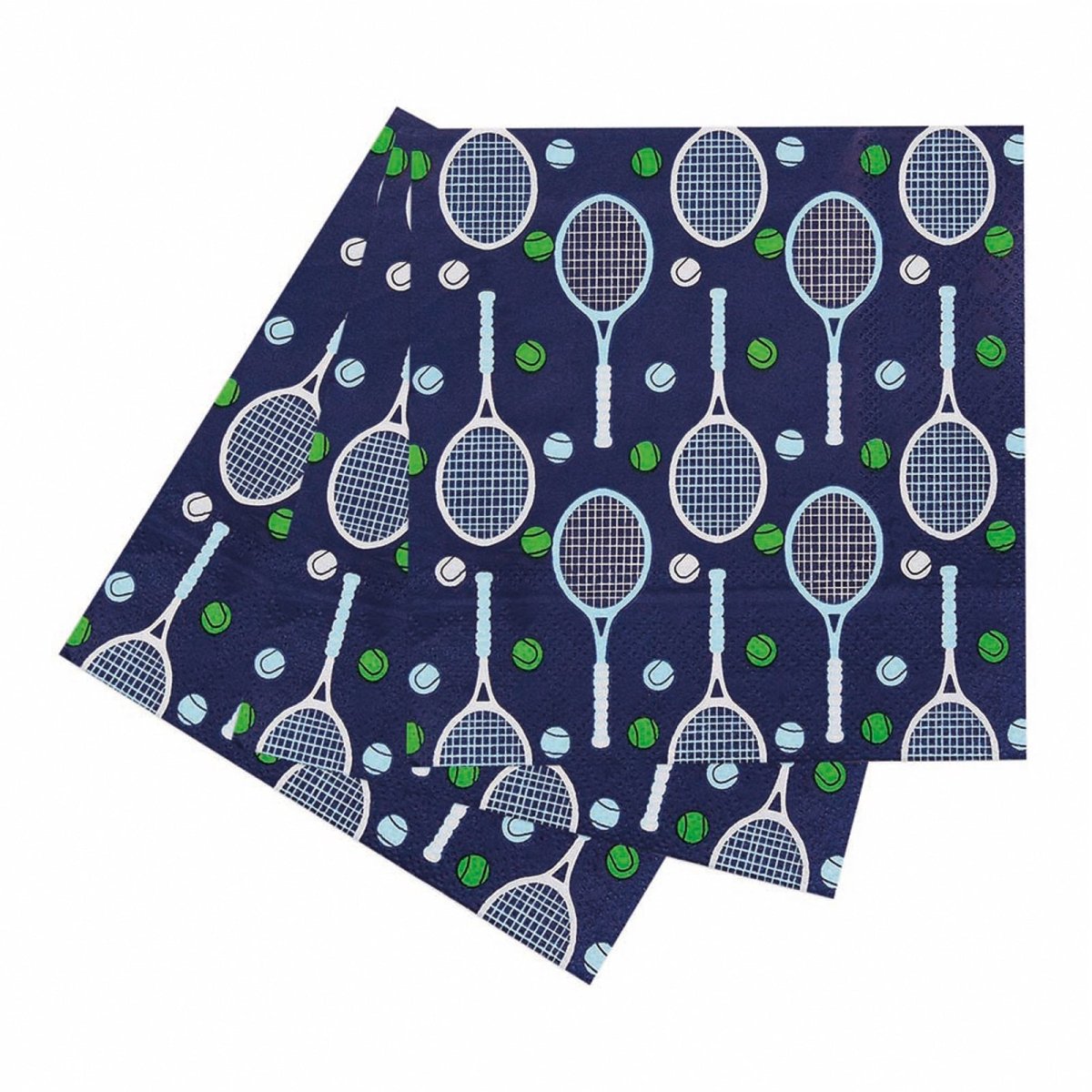 Tennis Paper Cocktail Napkins (Pack of 25) Paper Cocktail Napkin - rockflowerpaper