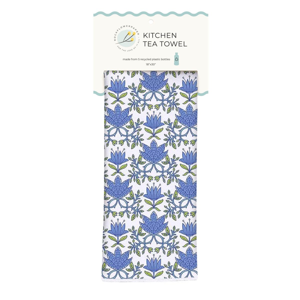 Tilley Blue Eco Kitchen Tea Towel Tea Towel - rockflowerpaper