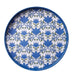 Tilly Blue  Round Lacquer Serving Tray
