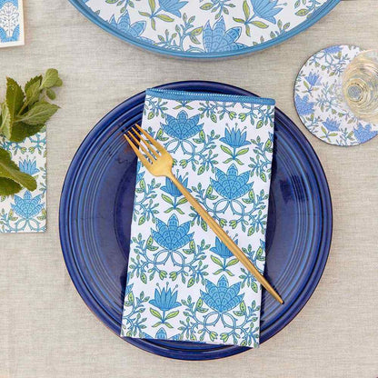 Tilly blu Dinner Napkin Dinner Napkin - rockflowerpaper