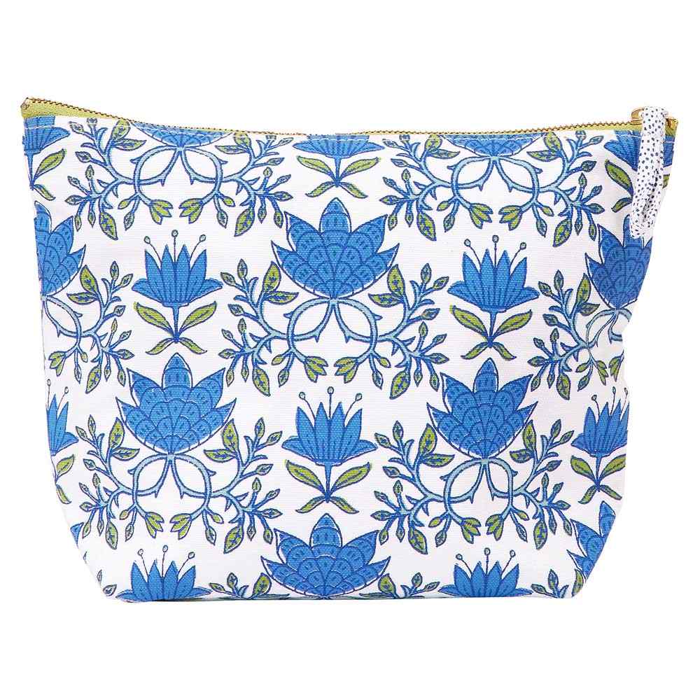 Tilly Blue Green Pouch Large Pouch - rockflowerpaper