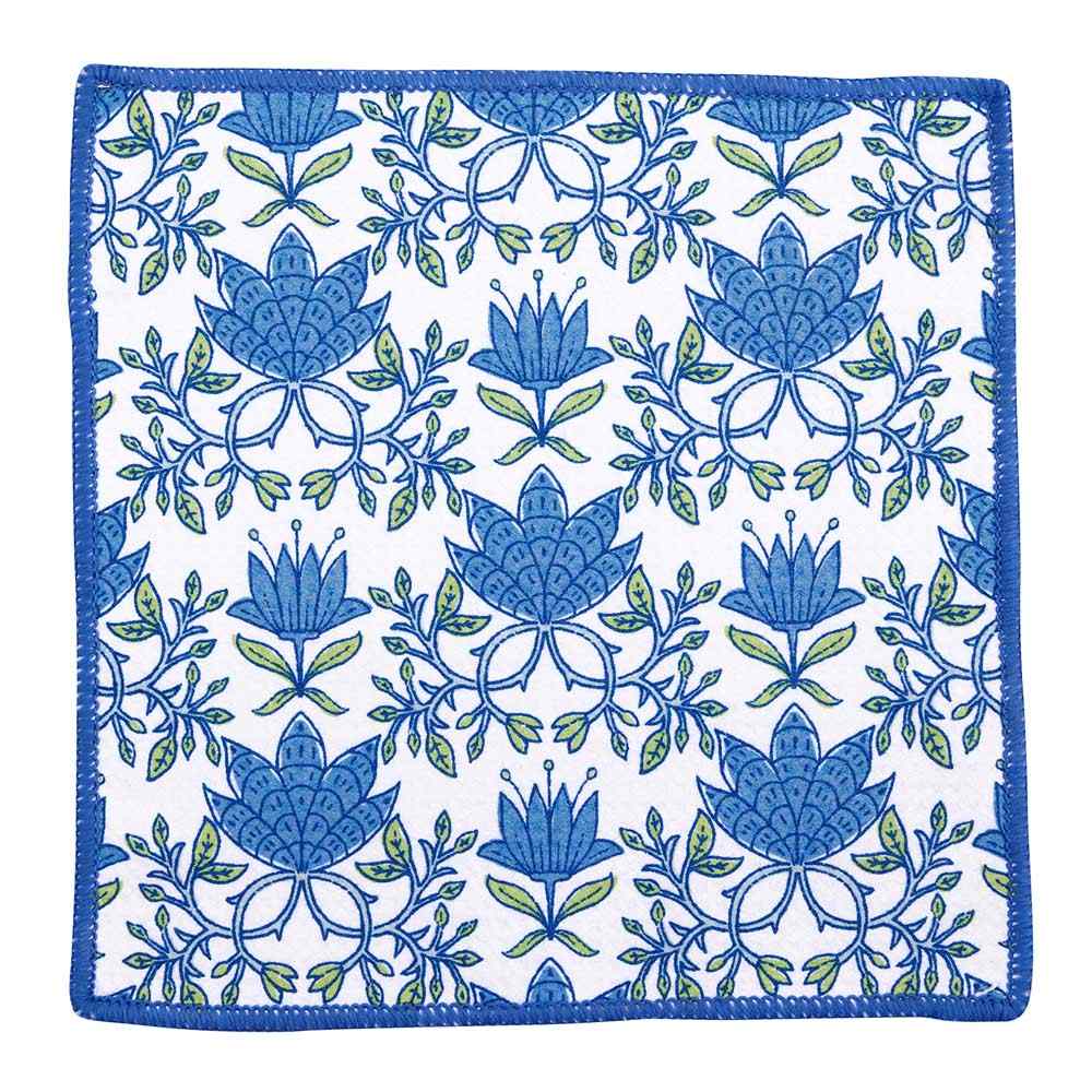 Tilly &amp; Fifer blu Kitchen Dish Cloths (Set of 3) Reusable Dish Cloth - rockflowerpaper