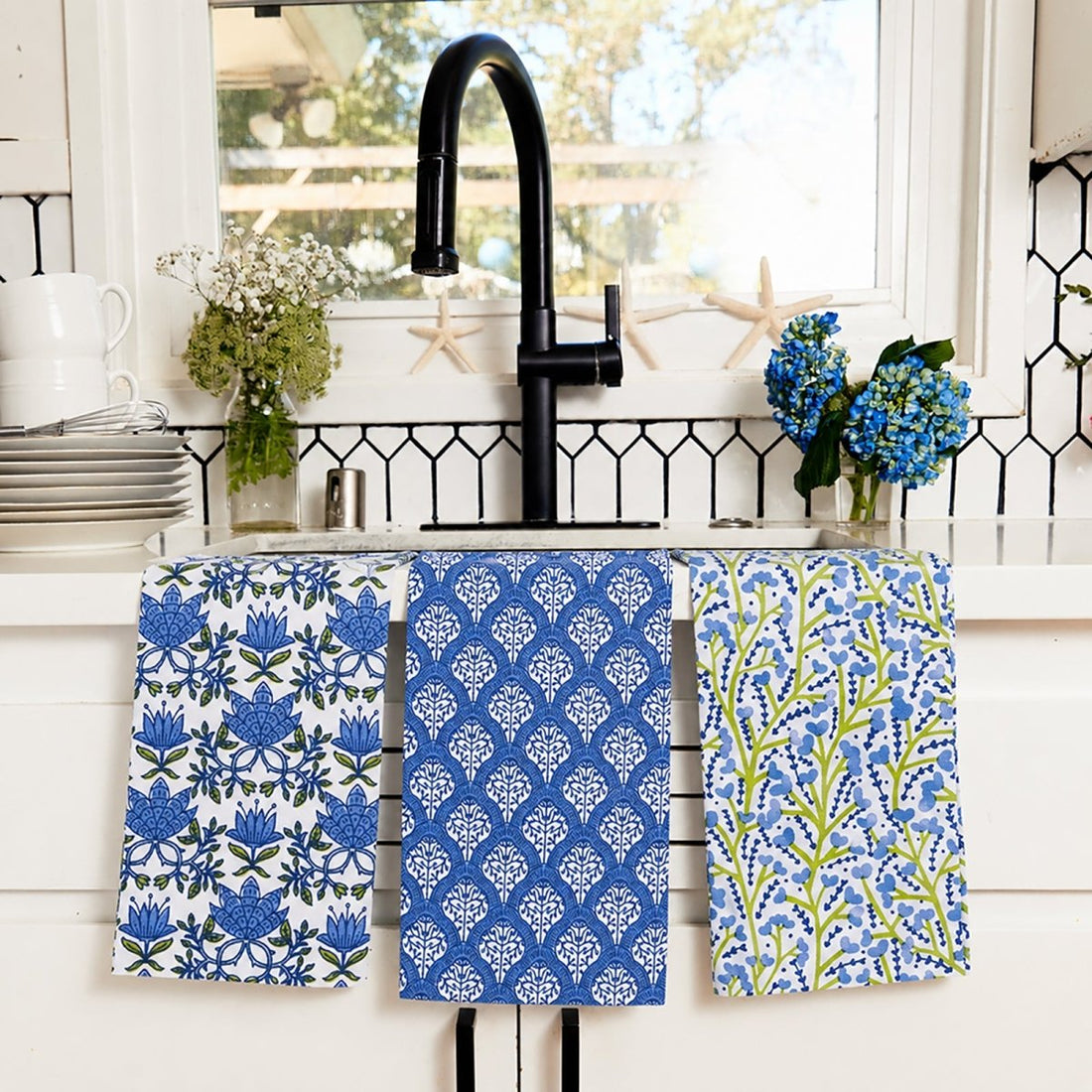 Tilly &amp; Fifer Cotton Kitchen Towels (Set of 3) Cotton Kitchen Towel - Rockflowerpaper
