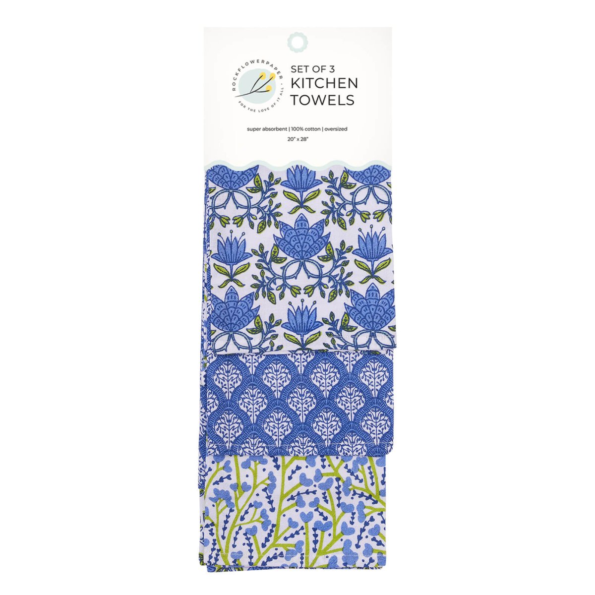 Tilly &amp; Fifer Cotton Kitchen Towels (Set of 3) Cotton Kitchen Towel - rockflowerpaper