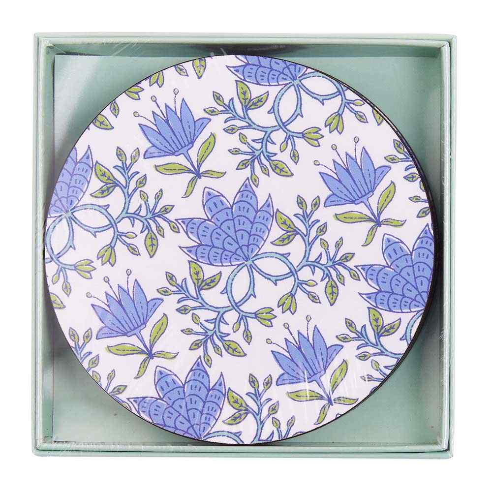 Tilly Round Coaster - Set of 4 Coaster - rockflowerpaper