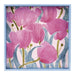 Tulip Blooms Square Lacquer Serving Tray