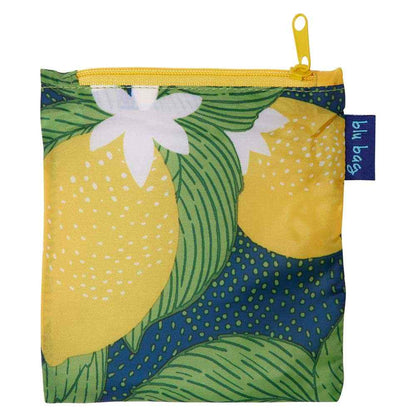 Vintage Lemons blu Bag Reusable Shopping Bag - Machine washable Reusable Shopping Bag - rockflowerpaper