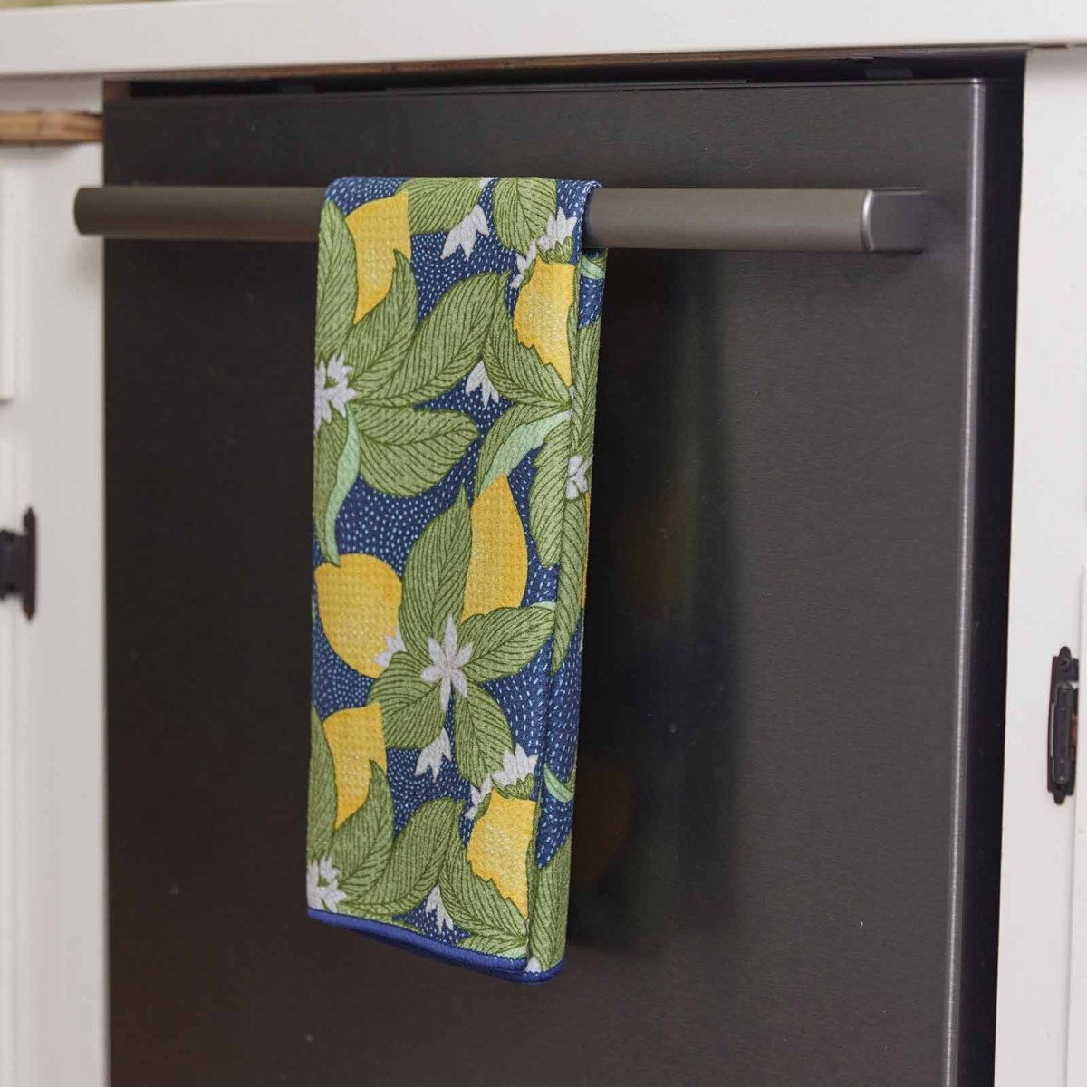Vintage Lemons blu Kitchen Tea Towel Kitchen Towel - rockflowerpaper