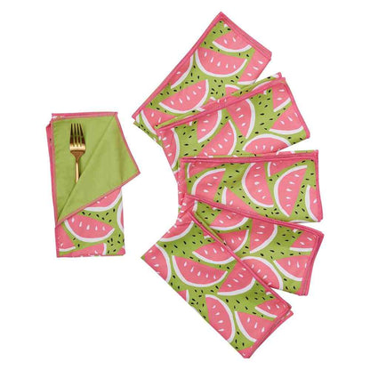 Watermelon Party blu Dinner Napkin Dinner Napkin - rockflowerpaper