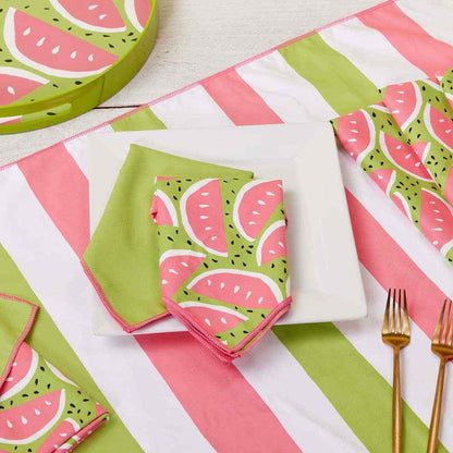 Watermelon Party blu Dinner Napkin Dinner Napkin - rockflowerpaper