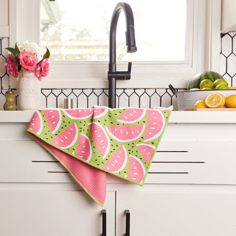 Watermelon Party blu Kitchen Tea Towel Kitchen Towel - rockflowerpaper