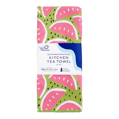 Watermelon Party blu Kitchen Tea Towel Kitchen Towel - rockflowerpaper