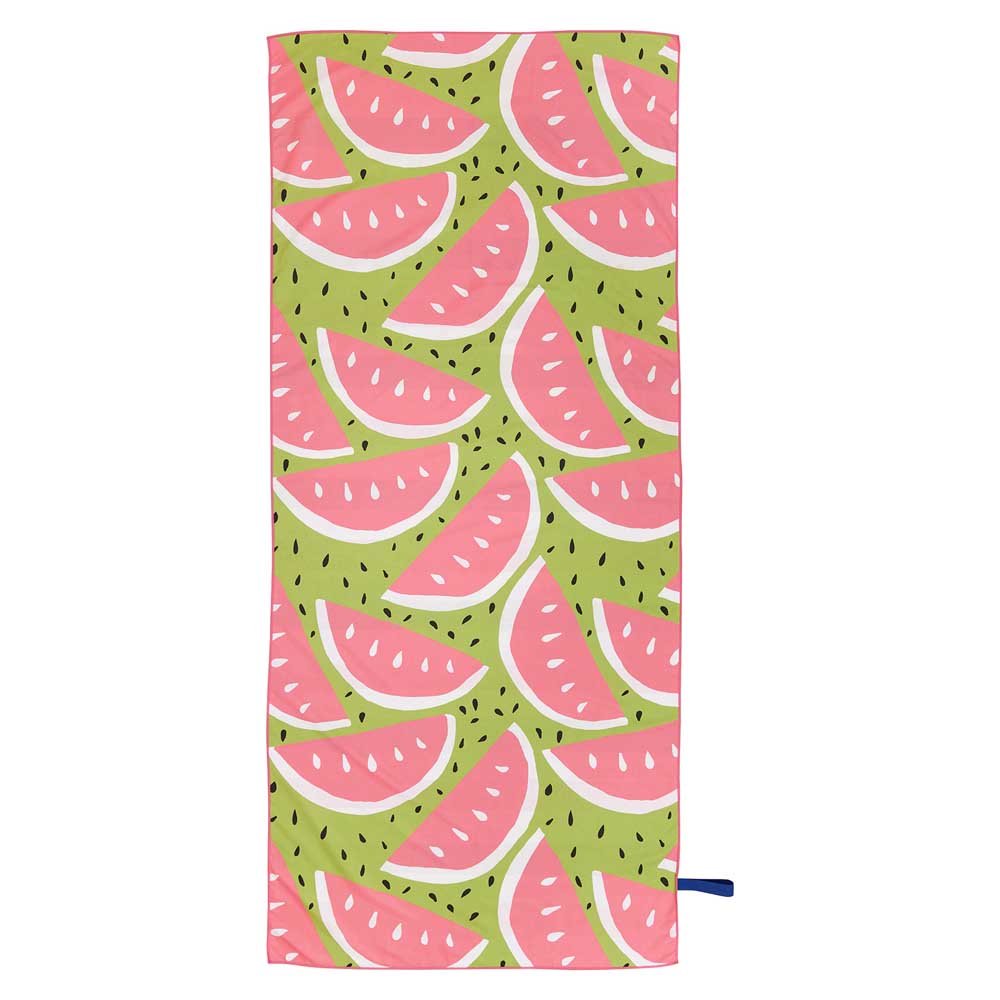 Watermelon Party Reversible Eco Beach Towel Beach Towel - rockflowerpaper