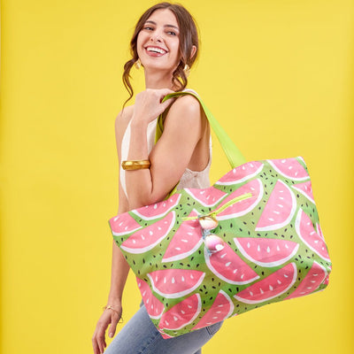 Watermelon Splash Proof Beach Bag Travel beach bag - rockflowerpaper