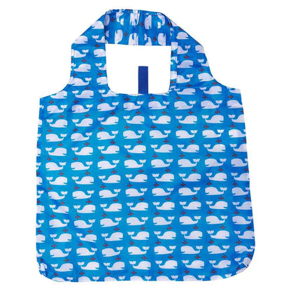 Whales Blue blu Bag Reusable Shopping Bag - Machine washable Reusable Shopping Bag - rockflowerpaper