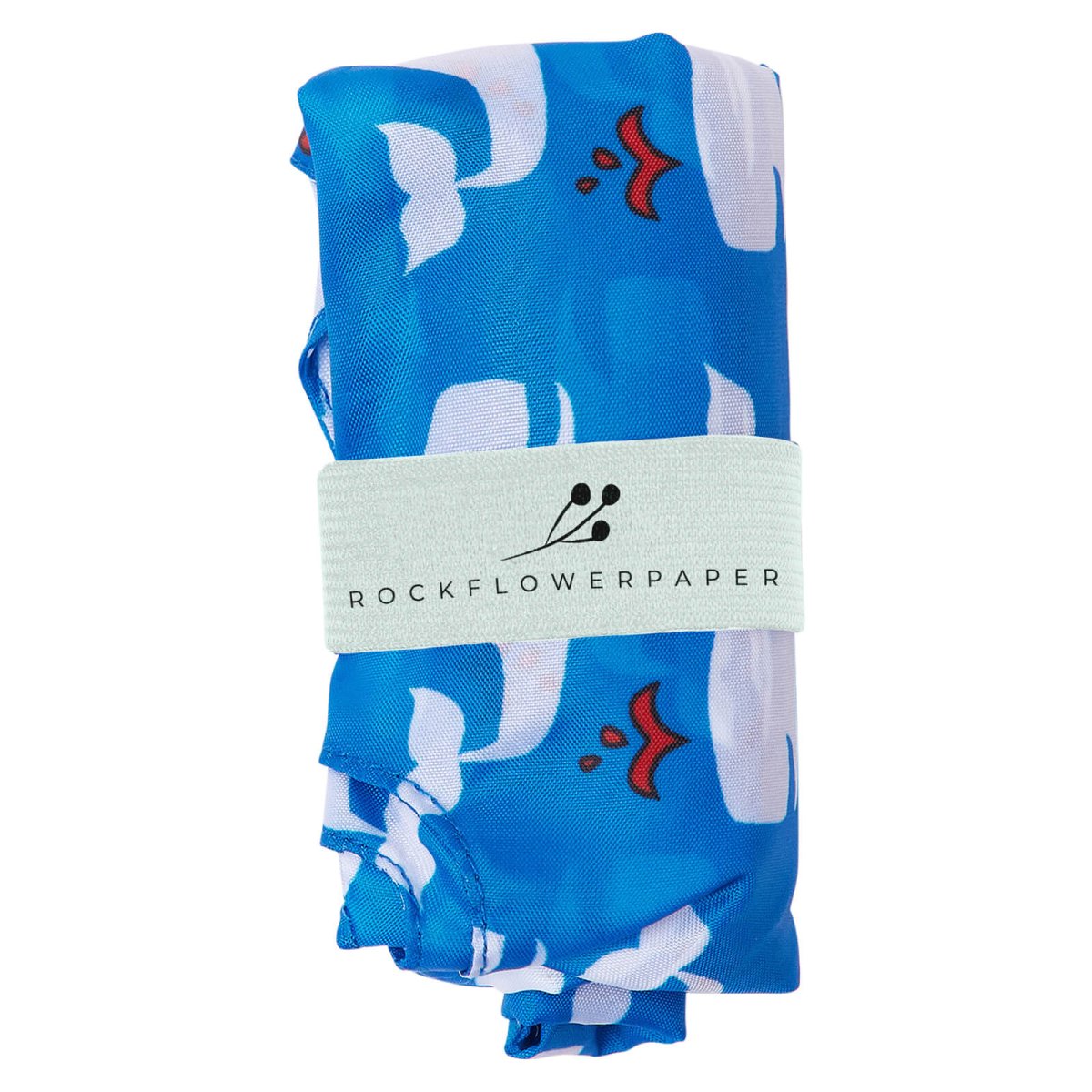 Whales Blue blu Reusable Shopping Bag Reusable Shopping Bag - rockflowerpaper