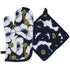 Windflower Oven Mitt Pot Holder (set of 2) Oven Mitt Pot Holder - Rockflowerpaper