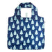 Winter Trees blu Bag Reusable Shopper Tote