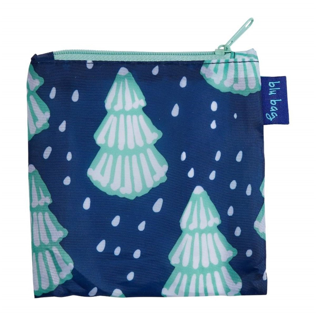 Winter Trees blu Reusable Shopping Bag - Machine washable Reusable Shopping Bag - rockflowerpaper