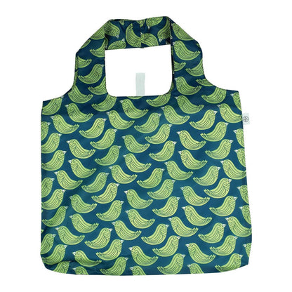 Woodland Birds blu Reusable Shopping Bag Reusable Shopping Bag - rockflowerpaper