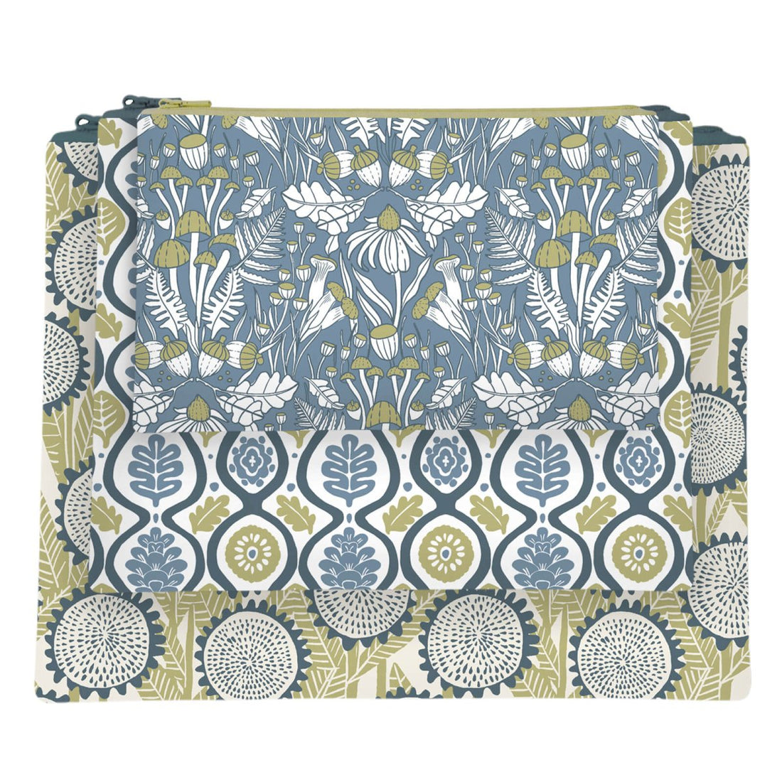 Wynn Zip Pouch Trio (set 3) Zip Pouch Trio - Rockflowerpaper