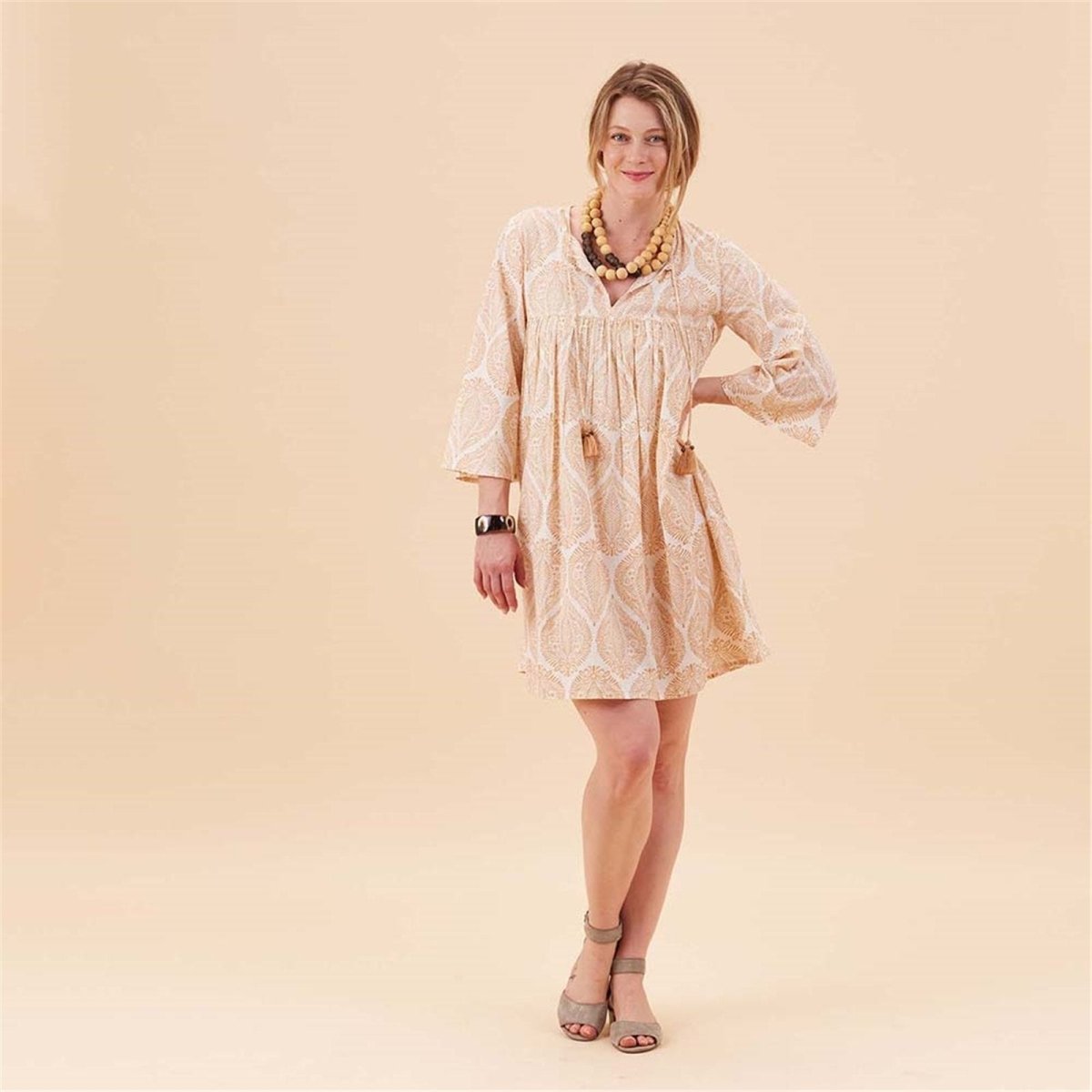 Zaharra Gold Dress Dress - rockflowerpaper