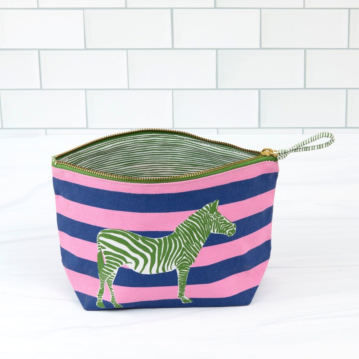 Zebra Essential Canvas Pouch Set of 2 Pouch Set of 2 - Rockflowerpaper