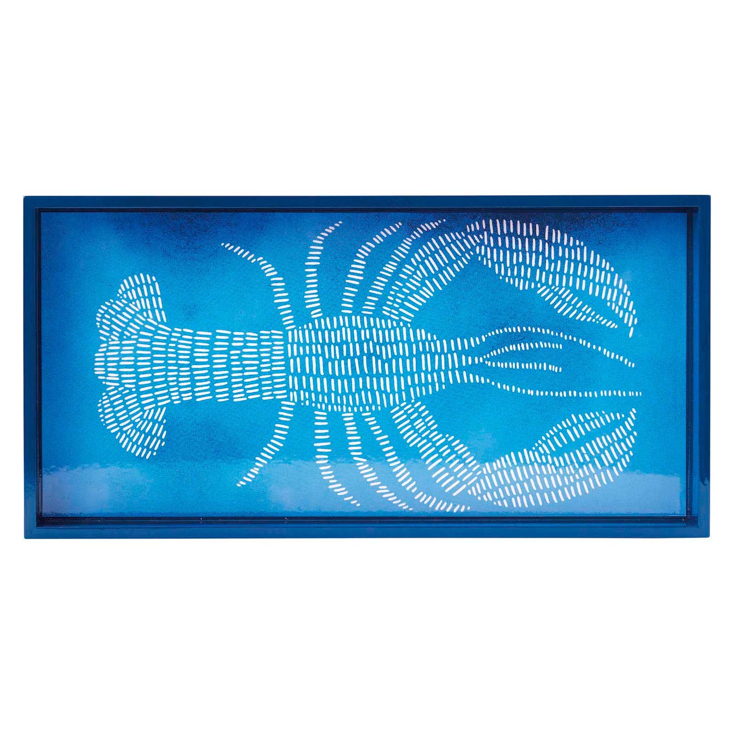 Indigo Lobster 10 X 20 Art Tray Tray - rockflowerpaper