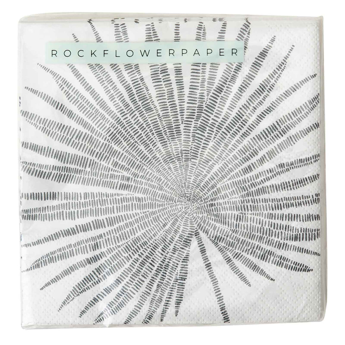 White Neutral Palm Paper Cocktail Napkins (Pack of 20) Paper Cocktail Napkin - rockflowerpaper