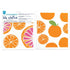 Oranges Eco-Friendly blu Sponge Cloth - Set of 2 Eco Cloth - rockflowerpaper