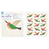 Hummingbirds Eco-Friendly blu Sponge Cloth  - Set of 2 Eco Cloth - rockflowerpaper