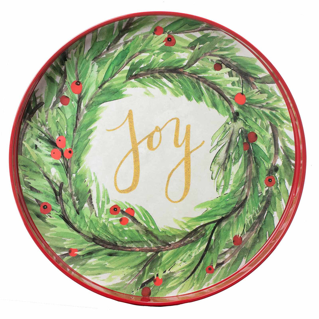 Joy 15 Inch Round Tray Tray - rockflowerpaper