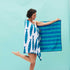 Sardine Reversible Eco Beach Towel Beach Towel - rockflowerpaper