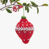 Red Bauble Felt Ornament Ornament - rockflowerpaper