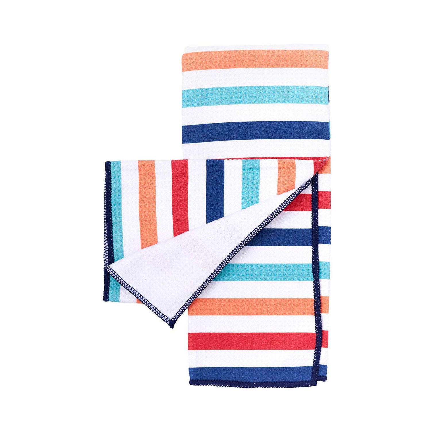 Candy Stripes blu Kitchen Tea Towel Kitchen Towel - rockflowerpaper