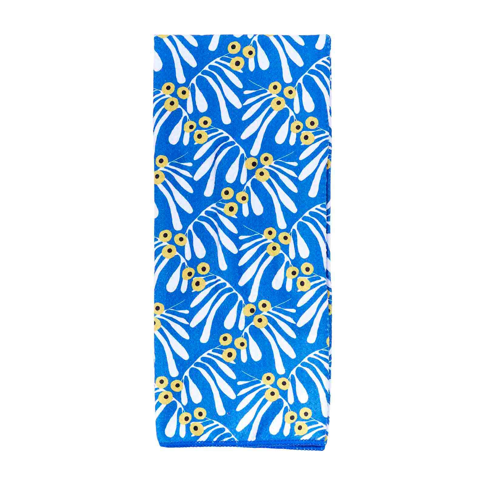 OUTLET Francoise blu Kitchen Tea Towel rockflowerpaper