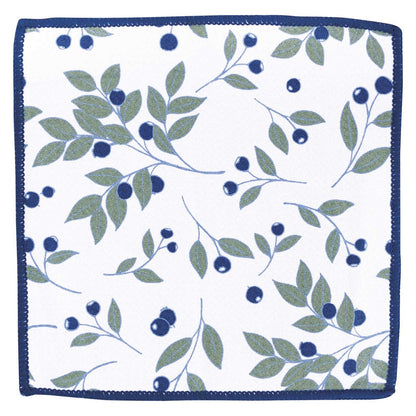 Blueberries Blu Kitchen Dish Cloths (Set of 3) – rockflowerpaper LLC
