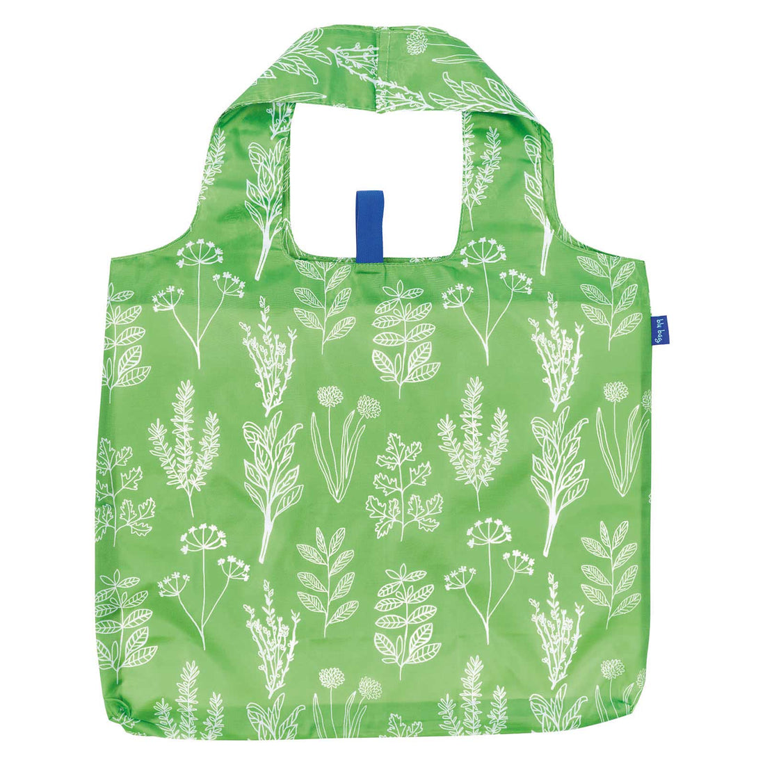 Herbs Green Blu Bag Reusable Shopping Bag - Machine Washable Reusable Shopping Bag - rockflowerpaper